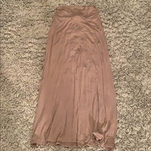 Tan maxi skirt